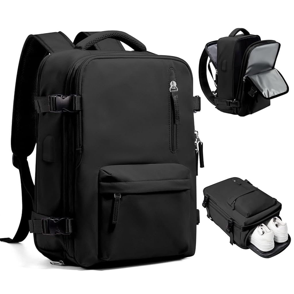 PALAY® Travel Backpack with Seperate Shoe Storage 14'' Laptop Backpack Full Open Zipper Bakcpack with Multi Compartments, Breathable Back Support & Shoulder Straps Fashion Outdoor Waterproof Backpack PALAY® Travel Backpack with Seperate Shoe Storage 14'' Laptop Backpack Full Open Zipper Bakcpack with Multi Compartments, Breathable Back Support & Shoulder Straps Fashion Outdoor Waterproof Backpack